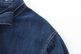 KYLETHOMASW  -  Autumn Long Sleeve Blouse Women Minimalist Denim Shirt Fashionable Elegant Bow Tie Commuting Casual Shirt Ladies