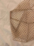 KYLETHOMASW  -  Vintage V-neck See-through Waistcoat Polka Dot Y2k Top Halter Fold Vest Woman Tanks Korean Fashion Ropa De Mujer