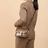 Kylethomasw Design Luxury BOX Cowhide High Quality Tofu Buns Bags Fashion Ladies Genuine Leather Single Shoulder Messenger Bag