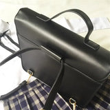 KYLETHOMASW  -  Preppy Style Square JK Mochila Messenger Mochilas High Capacity Students Backpack School Bag Multi-function Bags for Woman