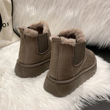 KYLETHOMASW  - Elvera Plush Snow Boots