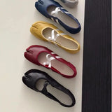 KYLETHOMASW  -  Split-Toe Casual Ballet Flats Shoes Women Pu Leather Cross Band Mary Janes Shoes Spring Autumn Streetwear Elegant Loafers New