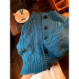 KYLETHOMASW  -  Harajuku Knitted Cardigan Women Korean Long Sleeve Sweater Outerwears Fashion Streetwear Knitwears Winter Loose Jumpers