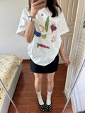 KYLETHOMASW  -  Japanese China-Chic Student Short Sleeved T-shirt Women Summer Loose Cool Cute Versatile Thin Shirt Ins