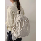 KYLETHOMASW  -  Korean College Style Canvas Bag for Women New Fashionable Casual Backpack for Students with Large Capacity Backpacks