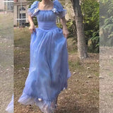 KYLETHOMASW  -  France Fairy Sweet Dress Women Vintage Evening Party Midi Dresses Casual Designer Chic Princess Retro White Dress