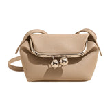 KYLETHOMASW  -  Women's Small PU Leather Clasp Crossbody Bag Retro Daily Dating Party Shoulder Bags New Trend Solid Handbags and Purses