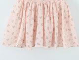 KYLETHOMASW  -  French Elegant Pink Floral Lace Embroidery V-neck Cotton Sleeveless Dress For Women Slim Fit Mini Party Dresses Vestido