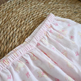 KYLETHOMASW  -  Cotton double-layer gauze lace princess pajamas women's summer new short-sleeved trousers shorts ins loungewear cover