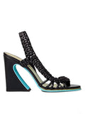 KYLETHOMASW  -  European and American Summer Women's Coarse High-heeled Woven Sandals Fashion Runway Plus Women's Sandals