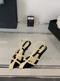 KYLETHOMASW  -  Pointed Heel Sandals Ankle Strap Open Toe All-Match Beach Shoes 2025 Women's Peep Comfort High New Girls Stiletto Gladiator Pump