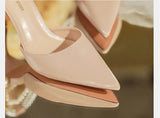 KYLETHOMASW  -  Sharp Pointed High Heels Women New French Style Single Shoe Sandals Women Paired with A Skirt Thin Heeled Pumps Women Shoes