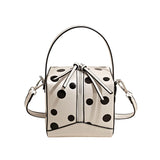 KYLETHOMASW  -  Polka Dot Handbag Personalized Box bags for Woman Small Square Bolsas Portable Bolsos Mujer Shoulder Crossbady Bolsa Sac Femme