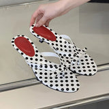 KYLETHOMASW  -  Summer Yellow New Women Slipper Fashion Narrow Band Ladies Thin High Heel Outdoor Dress Sandal Elegant Dress Flip Flops