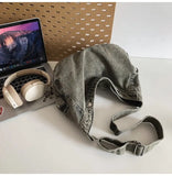KYLETHOMASW  -  Japanese Vintage Denim Women's Handbags High-capacity Streetwear Casual Shoulder Bag All Match Y2k Aesthetic Ins Crossbody Bags
