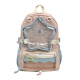 KYLETHOMASW  -  High Capacity School Backpack for Elementary Girls Cute Japanese Ins Style Double Shoulder Bag Breathable Nylon Urban Minimalist