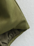 KYLETHOMASW  -  Autumn Women O Neck Front Zipper Loose Casual Vest Vintage Solid Sleeveless Outerwear