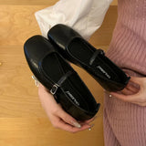 KYLETHOMASW  -  New Summer Spring Fashion Buckle Strap Women Mary Janes Flats Shoes Casual Female Round Toe Soft Dress Ladies Flat With  Shoes