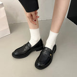KYLETHOMASW  -  Women's Flat Shoes Autumn New Women Mary Jane Shoes Hot Sale Simple Ladies Fashion Causal Uniform Shoes Thick Bottom Non-slip