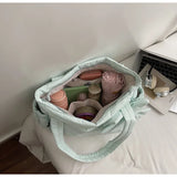 KYLETHOMASW  -  Lightweight Commuting Tote Bag Bow Versatile Shoulder Bags for College Students