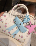 KYLETHOMASW  -  Summer Hot Girls Floral Y2k Hand Bag Women Harajuku Cylinder Handle Messenger Bag Purse Female Dopamine Crossbody Bags