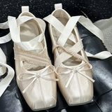 KYLETHOMASW  -  Womens Mary Jane Shoes Exquisite Square Head Ballet Casual Shoes for Woman Comfortable Flat Shoe Designer Shoes Zapatos De Mujer