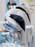 KYLETHOMASW  -  Japanese Style Kawaii Backpack Girls Transparent Ita Bag Women Large Capacity Backpack Fashion School Bag for College Student JK