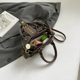 KYLETHOMASW  -  Small PU Leather Shoulder Bags for Women Luxury Designer Trend New Crossbody Bag Females Short Handle Handbags