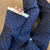 KYLETHOMASW  -  Floral Print Pajama Set Lace Ruffle Autumn Winter New Loungewear Long Sleeve Button‑Down Ladies Sleepwear Home Clothes