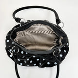 KYLETHOMASW  -  Women's Small Polka Dot Ruched Bow Shoulder Bag Sweet Retro Aesthetic Daily Dating Shopping Underarm Bag New Trend Handbags