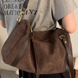 KYLETHOMASW  -  Vintage Y2k Aesthetic Fashion Simple Women's Handbags High-capacity Grunge Casual Shoulder Bag Streetwear Trendy Crossbody Bags