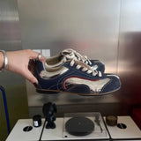 KYLETHOMASW  -  Tennis Lace-Up Hike Shoes Sneakers Cross-tied Comfort Casual Flats Shoes Woman High Quality Sport Shoes Female Sneakers
