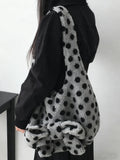 KYLETHOMASW  -  Polka Dot Print Bow Sac Femme Crossbady Bags for Woman Shoulder Bag High Capaci Tote Bolsos mujer Japan Korean Bolsas Bolsa