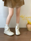 KYLETHOMASW  -  French-style Versatile Platform Boots New Model, Comfortable and Stylish with Skirts,casual and Slimming Birken Short Boots