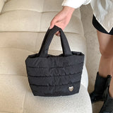 Kylethomasw Korean Version Bag High-end Large Capacity Cotton Female Nylon Daily Fashion Relaxtion Commuting Explosive Goods