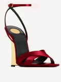 KYLETHOMASW  -  European and American Summer Wedge Toe High-heeled Sandals for Weddings, Banquets, Parties, Women's 34-44 Large Sandals