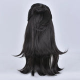 KYLETHOMASW  -  Black Straight Short Wig for Geto Suguru Cosplay From Anime Jujutsu Kaisen Synthetic Heat-Resistant Hair