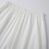 KYLETHOMASW  -  Women's Wide Leg Pants Casual Baggy Balloon Pants Solid Color Elastic Waist Loose Lantern Trousers with Pockets