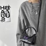 KYLETHOMASW  -  Spice Girl Bow Bolsos Mujer Crossbady Bag Fashion All-match Sac Femme Underarm Bolsas Personality Hand Bags for Woman
