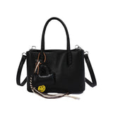 KYLETHOMASW  -  Women Mini PU Leather Tote Bag Female New Cute Crossbody Bags Lady Fashion Luxury Solid Color Simple Handbags and Purses