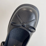 KYLETHOMASW  -  Women's Dresses Mary Jane Shoes Elegant Fashion Ladies Causal Uniform Performance Shoes Lolita Bowknot Woman Low-heeled Shoes