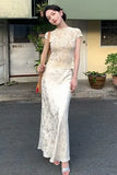 KYLETHOMASW  -  High Quality Satin Jacquard Skirt for Women 2025 Spring Summer Elegant Bodycon Long Skirt Office Wear Versatile Commuter Style