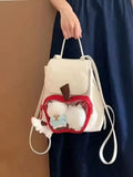KYLETHOMASW  -  Cute All-match Transparent Backpack Female Niche Design Casual Ita Bag Girl Fashion Portable Display
