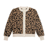 KYLETHOMASW  -  Leopard Print Cardigan Autumn O Neck Long Sleeve Button Down Sweater American Retro Streetwear Y2k Knitwear Coat Women Outwear