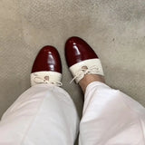 KYLETHOMASW  -  Women Shoes Flat Shoes Elegant Concise Round Toe Thick Heel Casual Shoes Round Toe Soft Bottom Sandals Fashion Comfortable