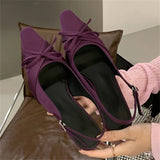 KYLETHOMASW  -  New Summer Butterfly-kont Buckle Strap Pumps Women Square Low Heels Shoes Spring Fashion Sandalias De Mujer