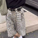 KYLETHOMASW  -  Y2k Clothes Calf-length Pants Leopard Spring Summer Vintage Loose Pantalones De Mujer Streetwear Fashion Trousers