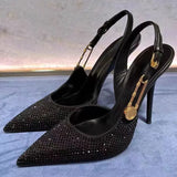 KYLETHOMASW  - Carmella Sequined Pointed Toe Pumps