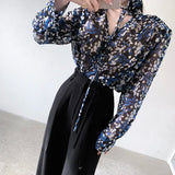 KYLETHOMASW  -  Drop Feeling Wide Leg Suit Pants Women Spring New High Waist Slimming Versatile Straight Leg Casual Long Trousers