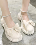 KYLETHOMASW  - Malka Pearl Chain Shoes